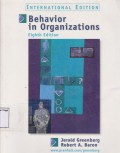 Behavior in organizations : understanding and managing the human side of work (international editions).Edisi 8