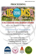 The role of enviromental management system toward employees performance. (Proceeding the 2016 International conference of management sciences)