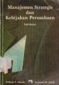 Manajemen Strategis dan Kebijakan Perusahaan Edisi 2