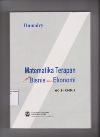 Matematika Terapan untuk Bisnis dan Ekonomi (2012)