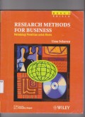 research methods for business (metodologi peneletian untuk bisnis) Buku 2 Edisi 4