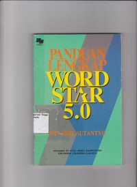 Panduan Lengkap WordStar 5.0. STIE