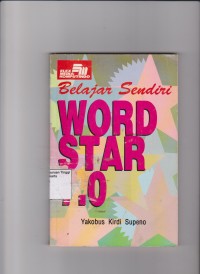 Belajar Sendiri WordStar 7.0. STIE