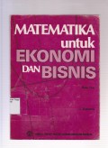 Matematika untuk Ekonomi dan Bisnis. Jilid 2