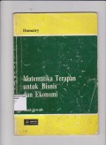 Matematika Terapan untuk Bisnis dan Ekonomi : Soal Jawab. STIE