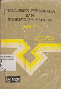 Manajemen Personalia dan Sumberdaya Manusia