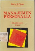 Manajemen Personalia Jilid 1.STIE