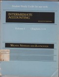 Intermediate accounting:student study guide.Vol I.(1986)
