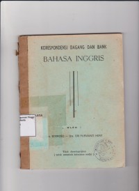 Korespondensi dagang dan bank bahasa Inggris. STIE