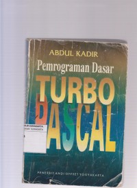 Pemrograman dasar turbo pascal