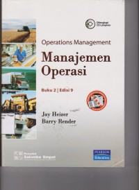 Manajemen Operasi (Operations Management). Buku 2 ed.9